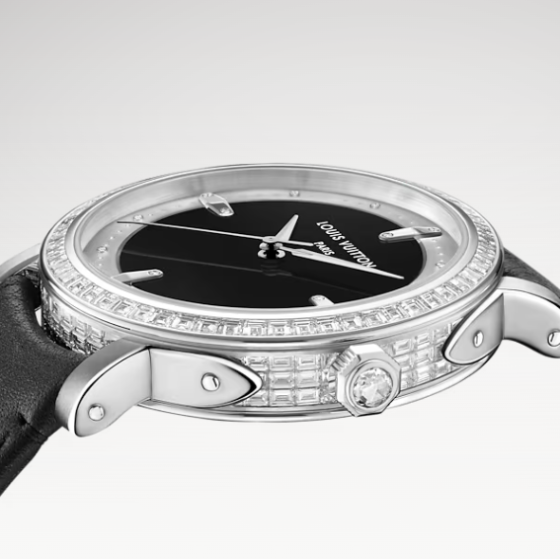 Louis Vuitton Escale, automatic, 40.5mm, platinum and diamonds