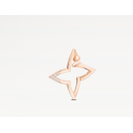 OMBRE BLOSSOM OVERLAP HOOP 18K