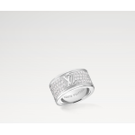 Les Gastons Vuitton Large ring, white gold and diamonds