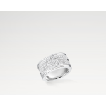 Les Gastons Vuitton Large ring, white gold and diamonds