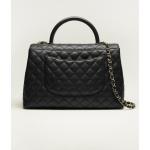 Maxi flap bag with handle