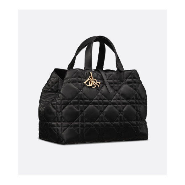 Warm taupe macrocannage calfskin
