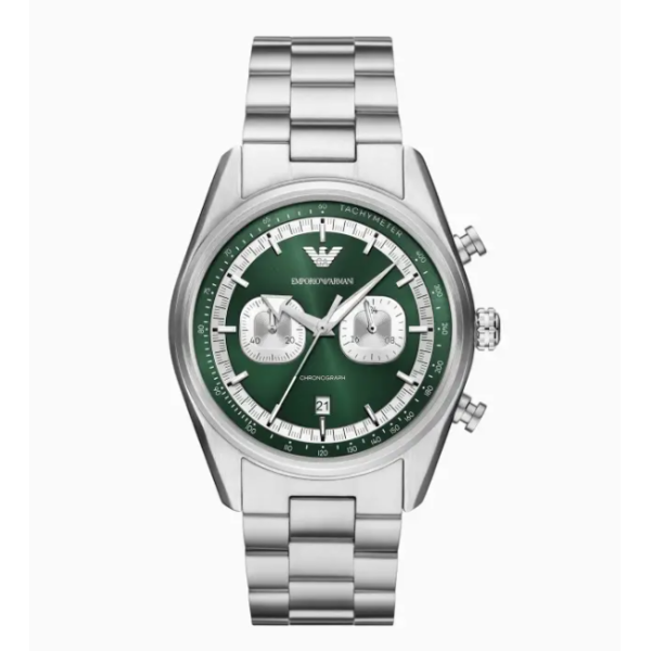 Men's Panda Eye Steel Wristband Trendy Quartz Watch