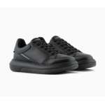 Men's Eagle Logo Leather Casual Sneakers