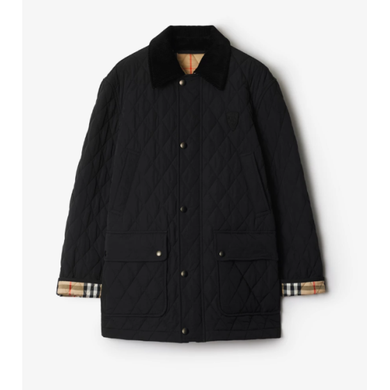 Quilted Nylon Barn Jacket