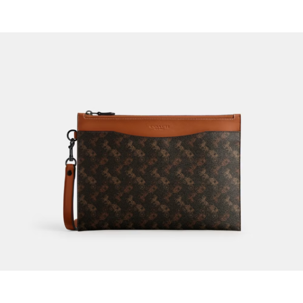 Hitch Pouch with Horse and Carriage Print