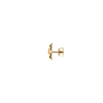 Gucci Flora series 18K yellow gold diamond stud earrings