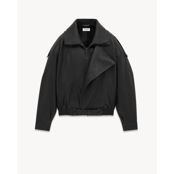 Sheepskin bomber jacket