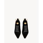 RÉGINE crepe satin pumps
