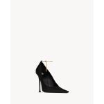 RÉGINE crepe satin pumps
