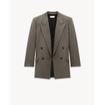 Wool gabardine jacket