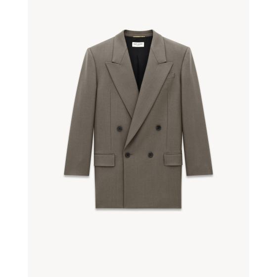 Wool gabardine jacket