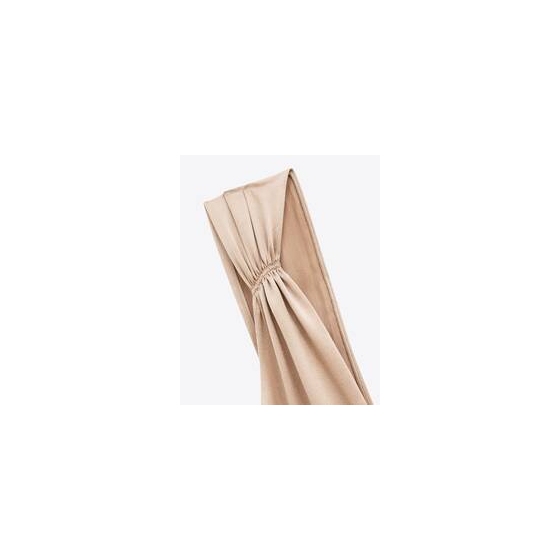 Silk Satin Cross Back Dress
