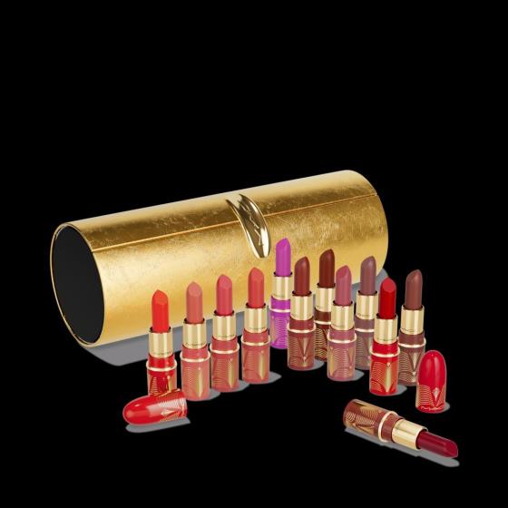 Golden Girls Mini Lustreglass Lipstick Vault x 12