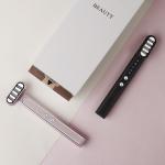 Synogal New Launch 4 In 1 Microcurrent Vibrating Heating Red Light Therapy Anti-aging skin care Facial Wand