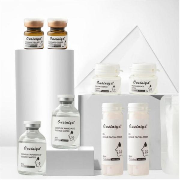 Vegan skin care products anti wrinkles anti-aging moisturizing repair serum skin care set