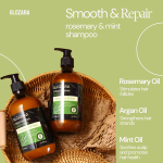 Private Label Organic Hair Growth Shampoo Sulfate Free Curly Rosemary Oil Mint Shampoo And Conditioner Hair Care Set