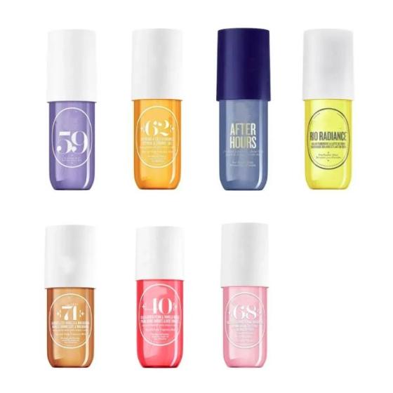 Hair and body spray brazilian perfume body fragrance mist 90ML wholesale sunshine perfume n68 cream and mist