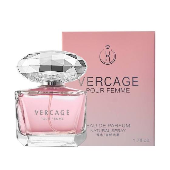 Bulk 50Ml Crystal Diamond Perfume Women Long Lasting Light Floral Fragrance Fresh Elegant Natural Parfum For Vercage Girl