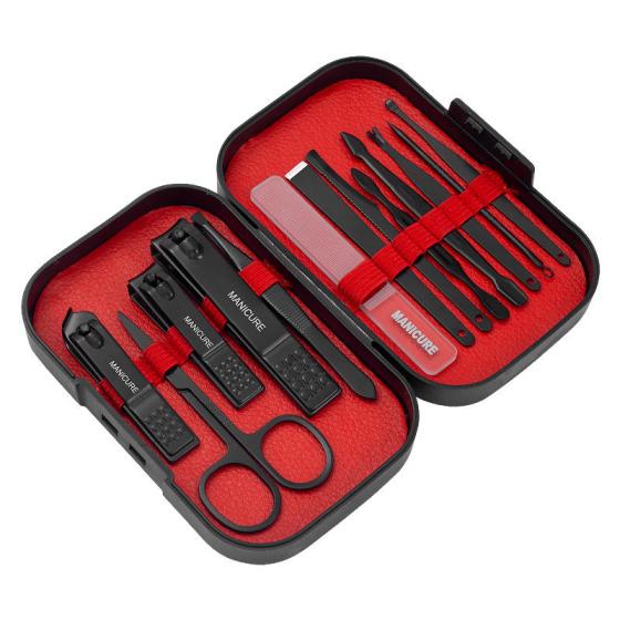 13pcs Stainless Steel Manicure Set For Men And Women Nail Cutter Men And Women Gift Nail Care