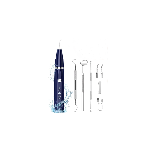 Home Portable Rechargeable Nettoyeur dentaire Tooth Whitening Kit Tartar Plaque Remover Ultrasonic Dental Cleaner
