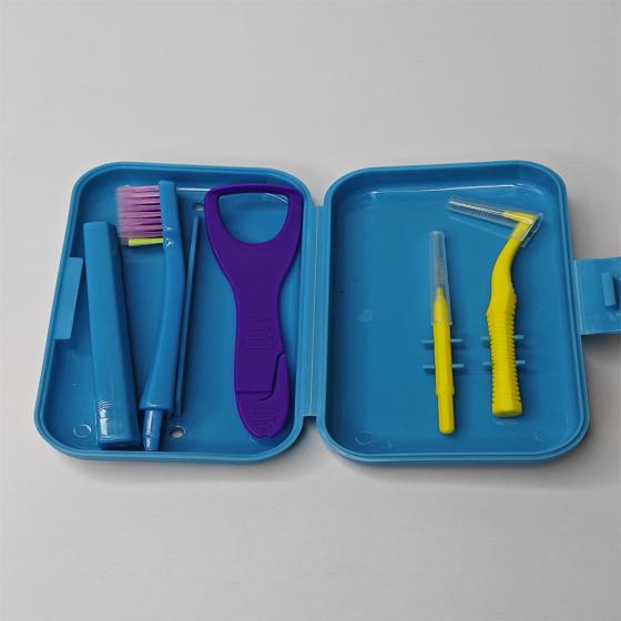 Portable Home Gum Ortho Orthodontic Oral Care travel foldable Interdental Dental Brush kit