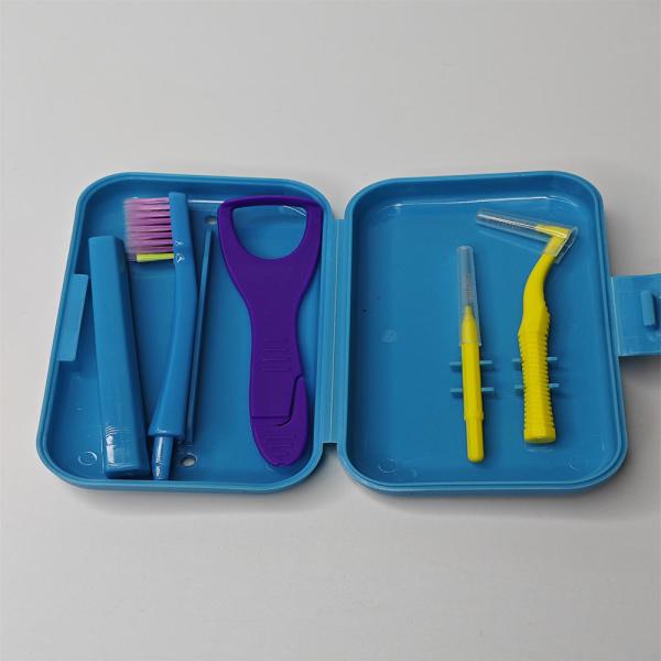 Portable Home Gum Ortho Orthodontic Oral Care travel foldable Interdental Dental Brush kit