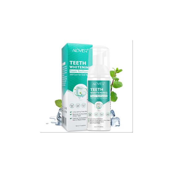 Teeth Whitening Basic Cleansing Mousse Oral Care Refreshing Foaming Toothpaste