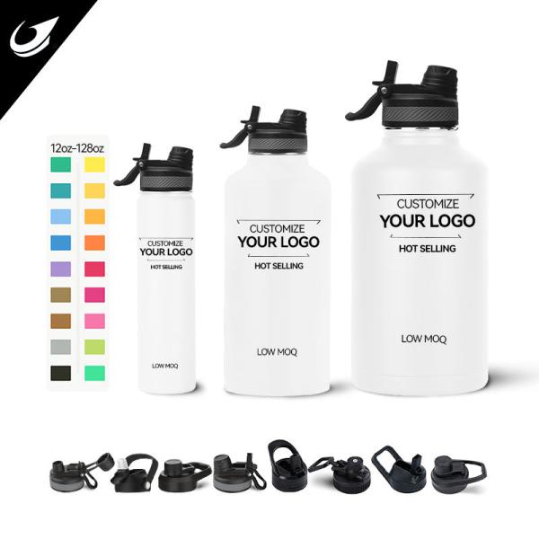 High Quality Double Wall Vacuum Insulated Water Bottles Stainless Steel Sports Gym Water Bottle For Water Drinking Custom Logo