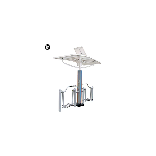 Hot selling outdoor fitness equipment intelligent smart sports park solar panel dual position smart space walker