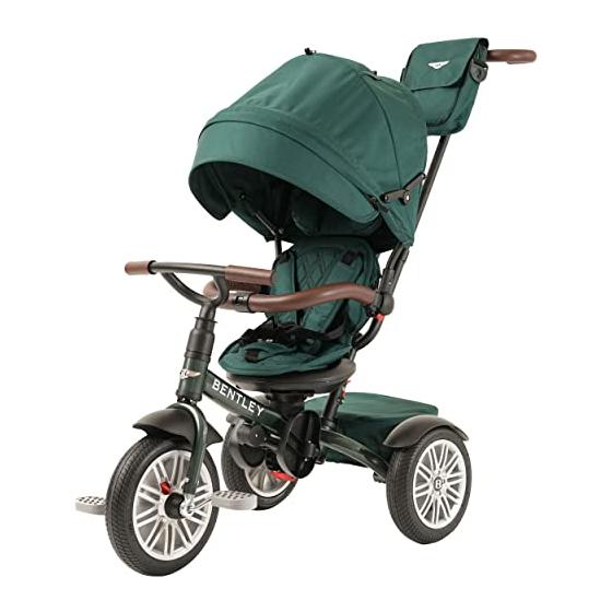 Bentley6-in-1BabyStroller&ToddlerTricycle–OfficiallyLicensedLuxuryKidsBike,ConvertibleTravelStrollers&KidTrikewithAirWheels,Canopy&SafetyFeatures(6m-5y+|SpruceGreen)|Convertiblebabystrollerwithcanopyandairwheels,designedasatravelstrollerandbabytricycle.