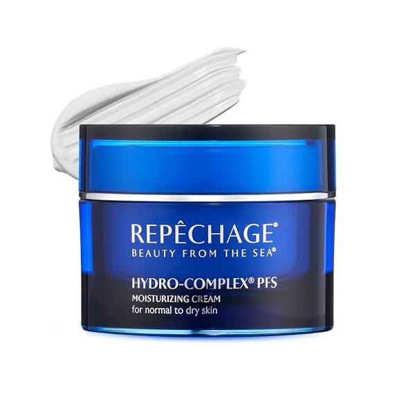 RepechageHydro-ComplexPFSHydratingFaceCreamforNormaltoDrySkin–Non-ComedogenicMoisturizerwithSeaweedExtract,Niacinamide&AHAs–SupportsSkinElasticity,SmoothsFineLines,1.5floz
