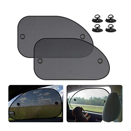 Parasoluniversalparaventanadeauto,2unidades,proteccióncontraelsol,losreflejosylosrayosUVparatuhijo.Parasolesparaventanaslateralesdeautoparaprotegeralbebé,bloqueanmásdel98%delosrayosUVnocivos.Tamañogrande.|glare-reducingmesh,removablemounting,fitscompatibl