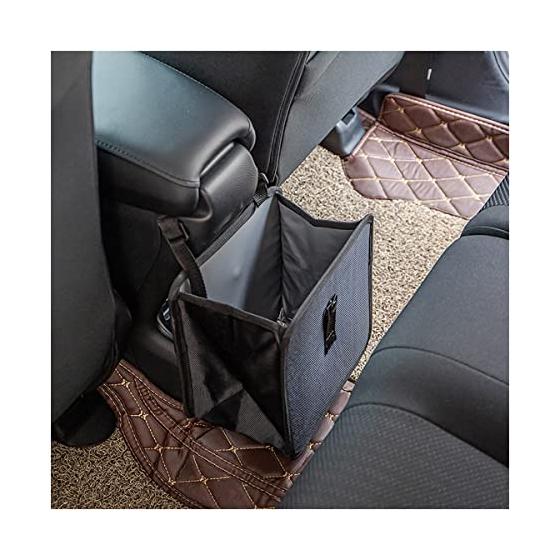 Basureroplegable,bolsadealmacenamientocolganteimpermeableapruebadefugascongrancapacidad,accesoriosparaelinteriordelauto(grande)|leakproofliner,hangingstorage-bagdesign,fitsmostcars,SUVs,andtrucks,carinterioraccessories