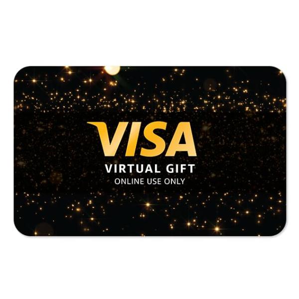 VisaVirtualeGiftCard-$200(plus$6.95PurchaseFee)|ForOnlineUseOnly