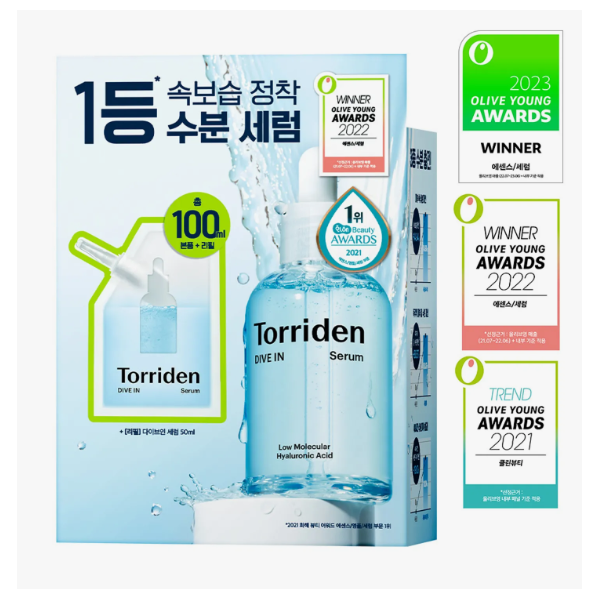 Torriden Dive-In Serum 50mL Refill Set (+50mL Refill Pack)
