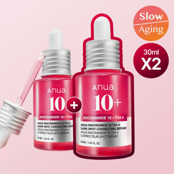 Anua Niacinamide 10 TXA 4 Dark Spot Correcting Serum 30ml*2ea