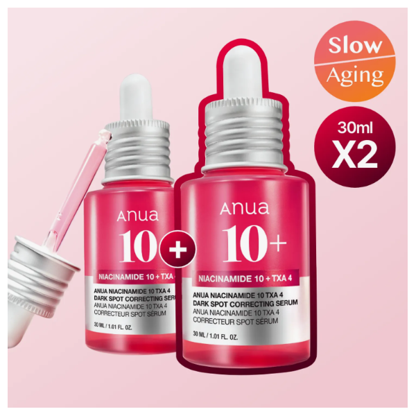 Anua Niacinamide 10 TXA 4 Dark Spot Correcting Serum 30ml*2ea