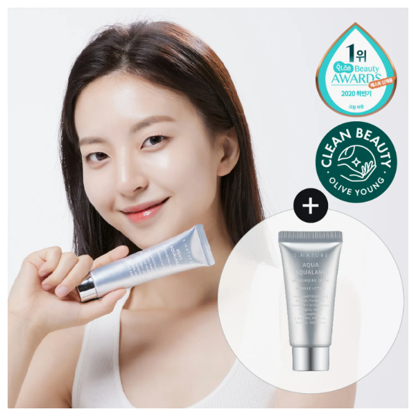 S. NATURE Aqua Squalane Moisturizing Cream 60mL Special Set