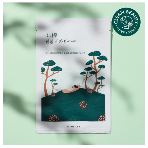 ROUND LAB Pine calming cica mask sheet 1ea