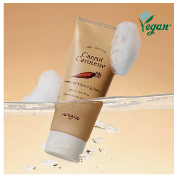 SKINFOOD Carrot Carotene Balancing Cleansing Foam