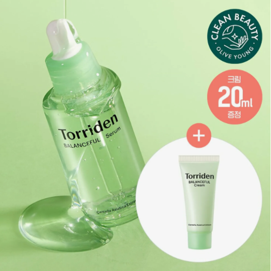[OY Exclusive] Torriden Balanceful Cica Calming Serum 50mL (+Balanceful Cream 20mL)