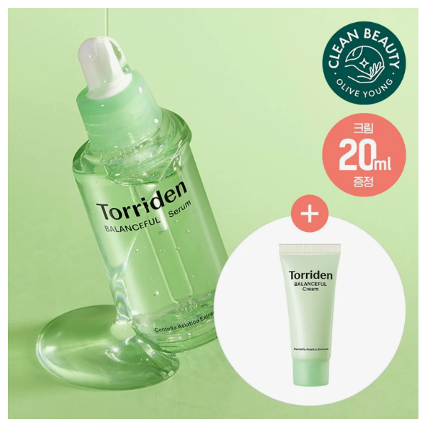 [OY Exclusive] Torriden Balanceful Cica Calming Serum 50mL (+Balanceful Cream 20mL)