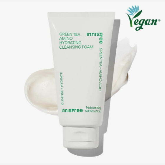 INNISFREE Green Tea Amino Hydrating Cleansing Foam 150g