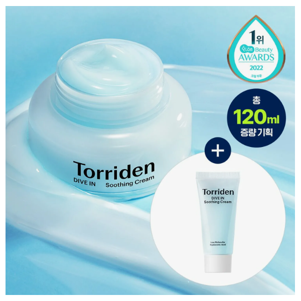 Torriden Dive In Soothing Cream 100mL Special Set (+20mL)