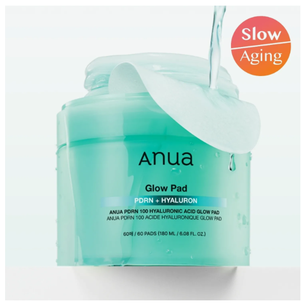 Anua PDRN 100 Hyaluronic Acid Glow Pad 60P