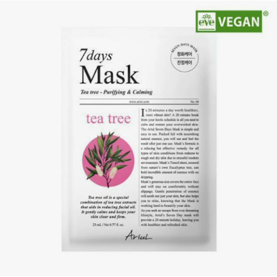 Ariul 7 Days Tea Tree + M Purifying Mask Sheet 1 Sheet
