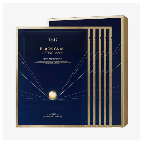 Dr.G Black Snail Lifting Mask Sheet 28mL 5P