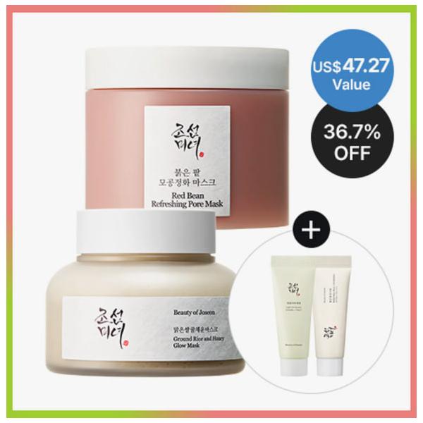 Beauty of Chosun Refresh & Glow Mask Set