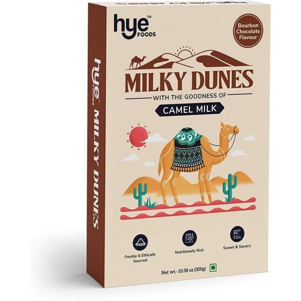 KHALI Milky Dunes | Camel Milk Powder | Bourbon Chocolate | 300gms | 10.58 Oz